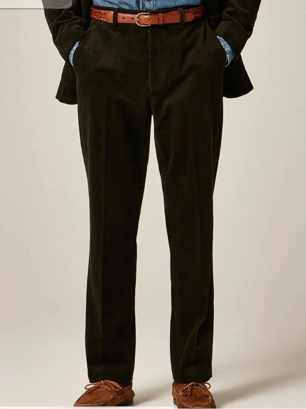 J crew pine grove Crosby Classic-fit suit pant in Italian corduroy